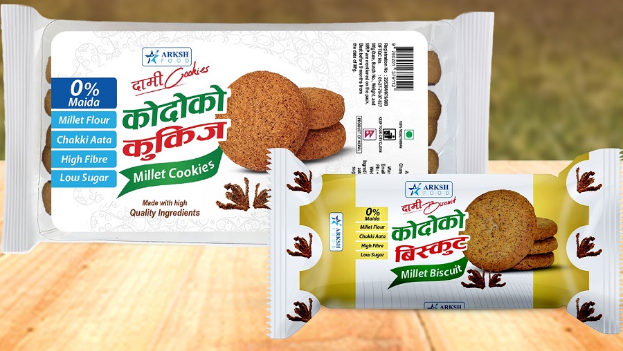 Arksh Food comes up with millet biscuits and cookies